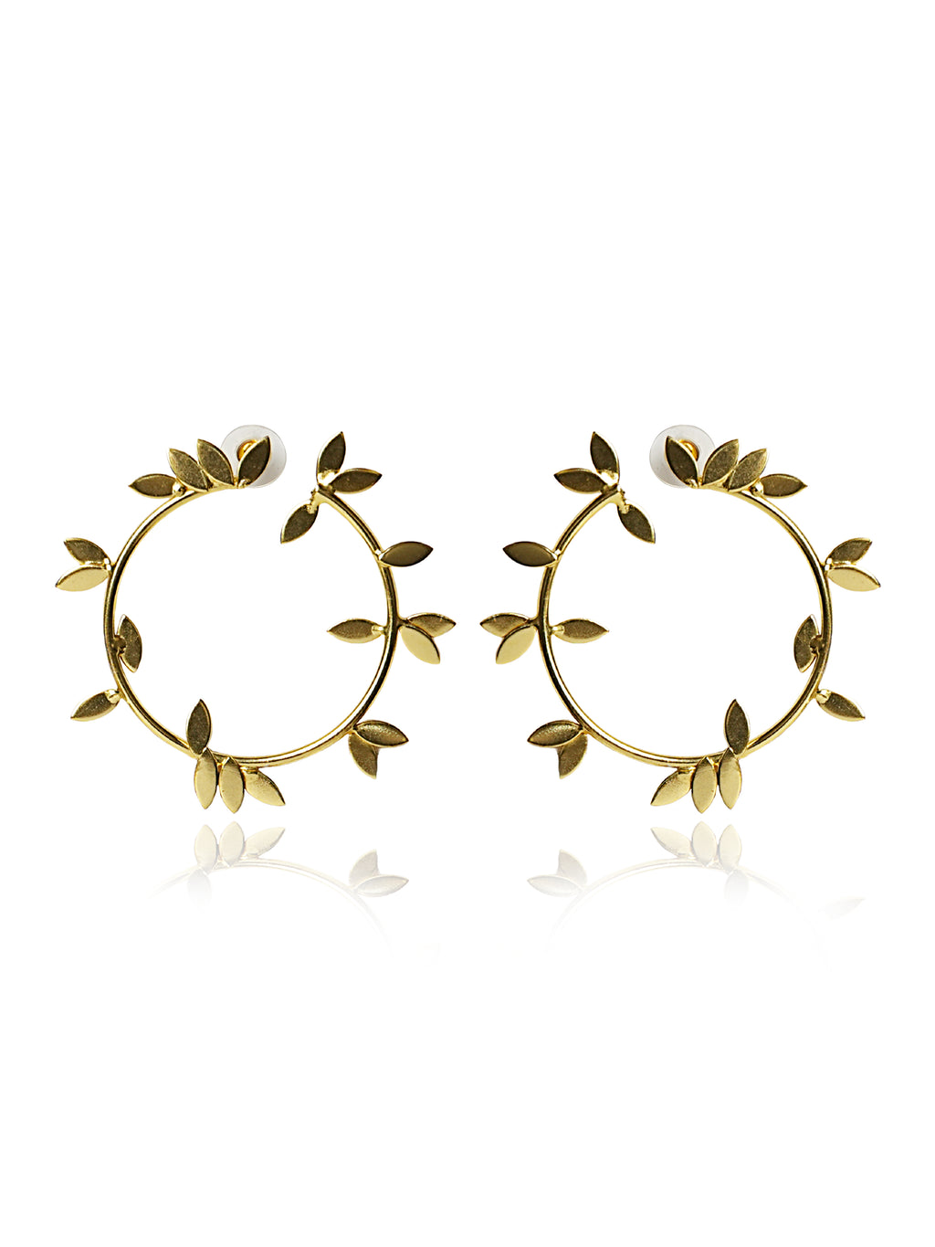 Botanical Leaf Vine Earrings
