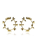 Botanical Leaf Vine Earrings