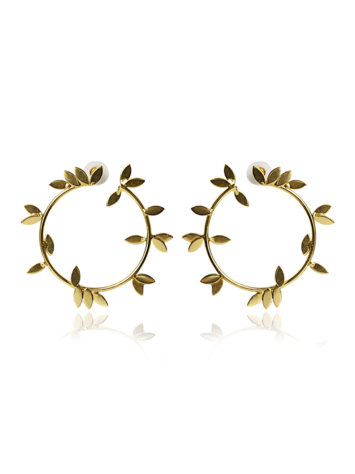 Botanical Leaf Vine Earrings