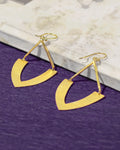 Statement Crescent Drop Earrings