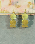 Textured Multi Disc Statement Earrings