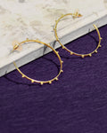 Textured Spiked Hoop Earrings