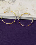 Textured Spiked Hoop Earrings