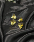 Triple Heart Drop Earrings