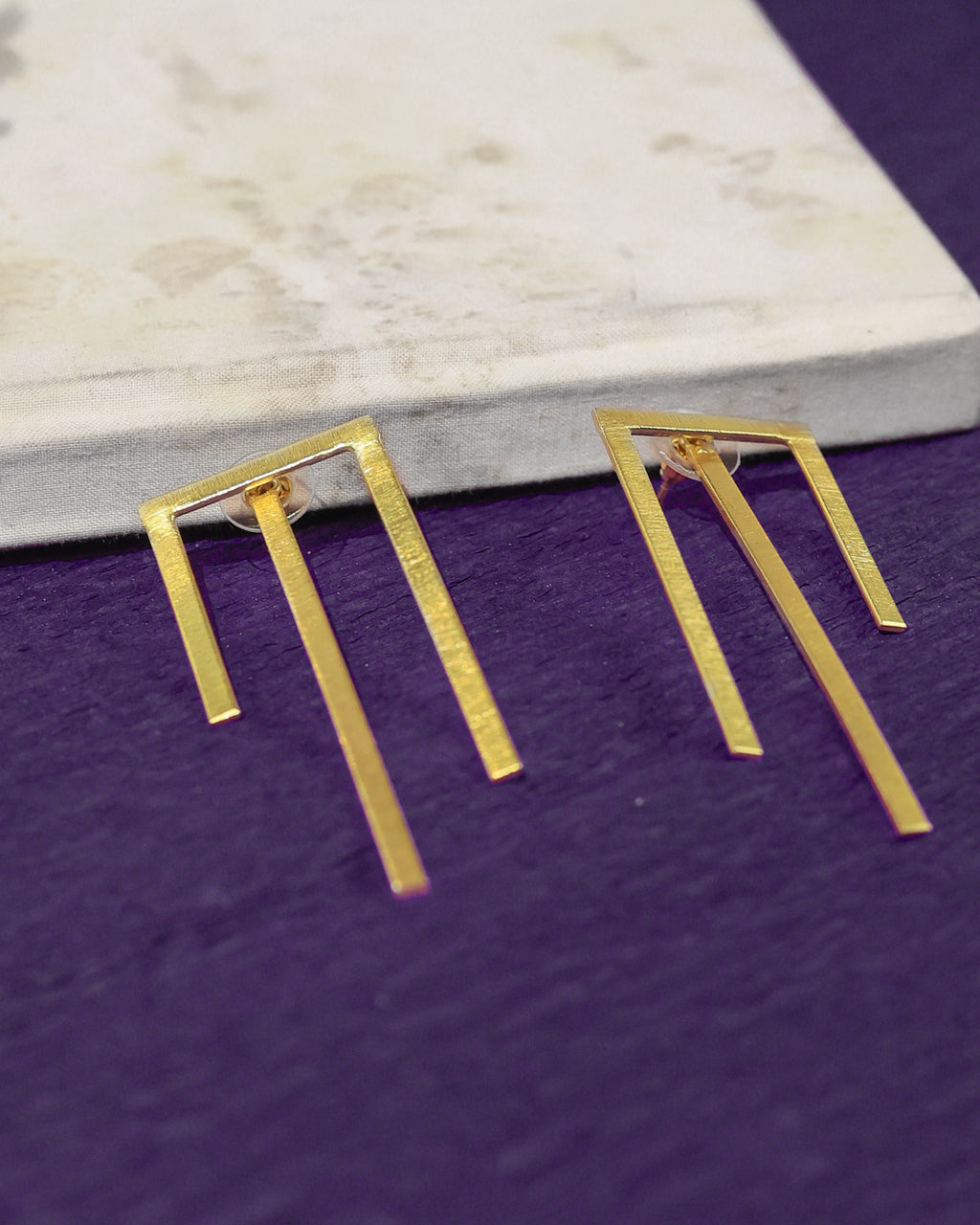 Minimalist Bar Drop Earrings