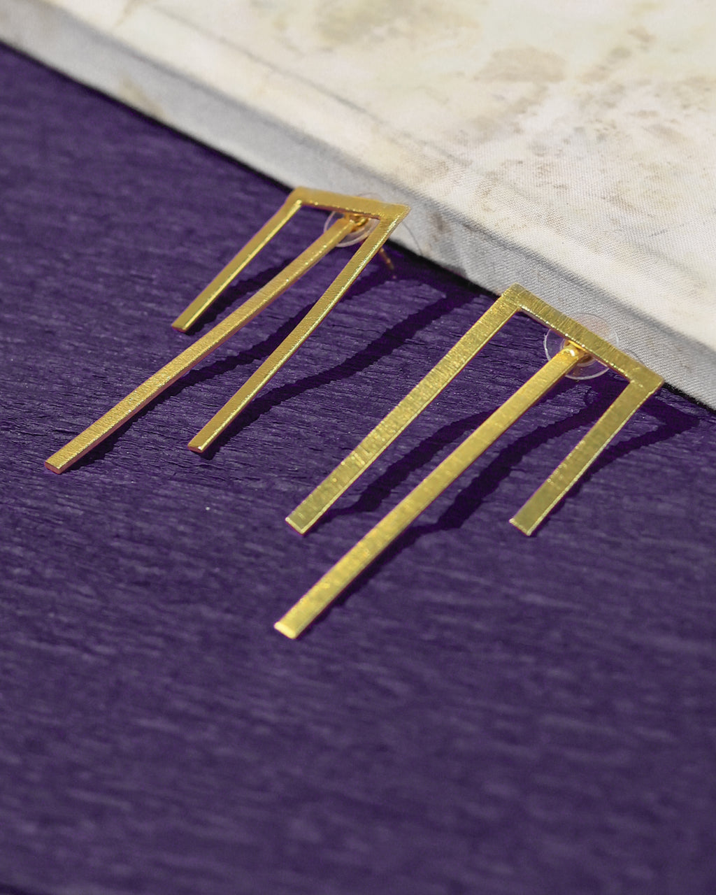Minimalist Bar Drop Earrings