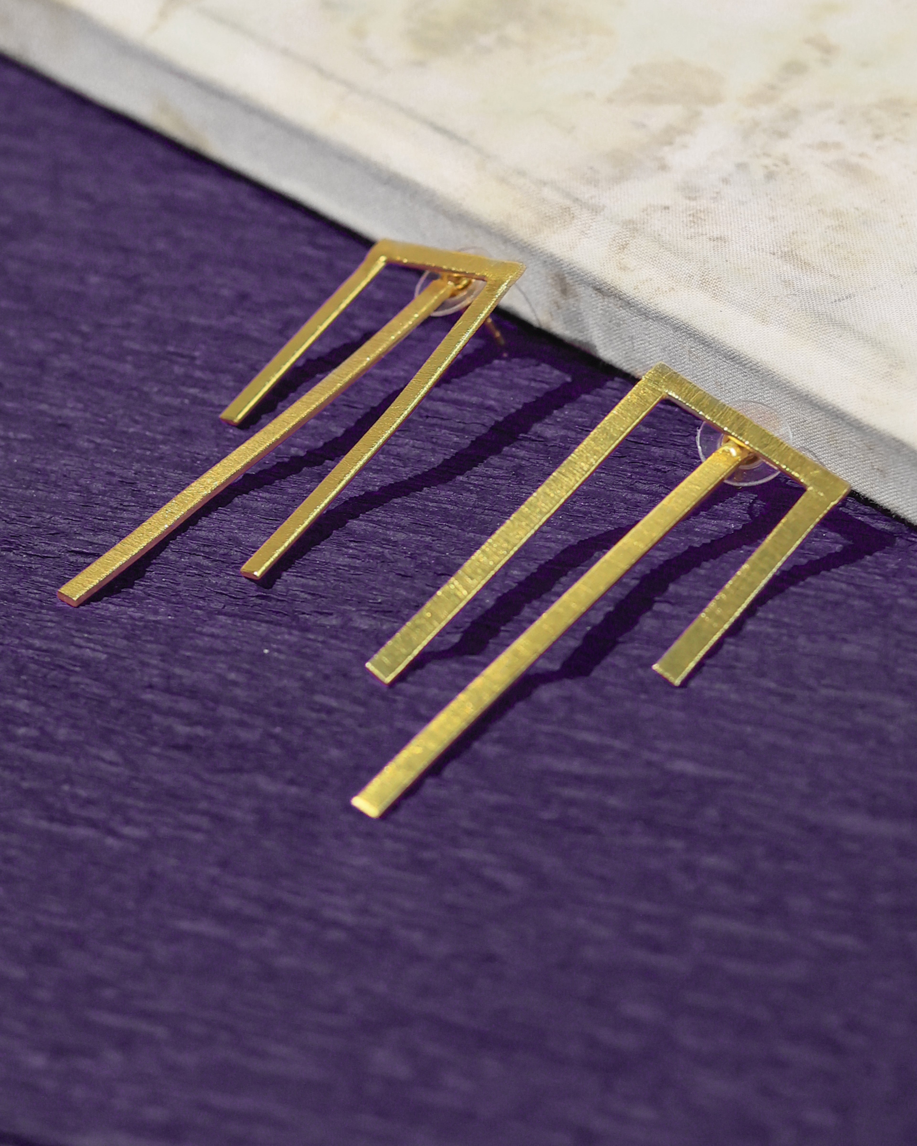 Minimalist Bar Drop Earrings