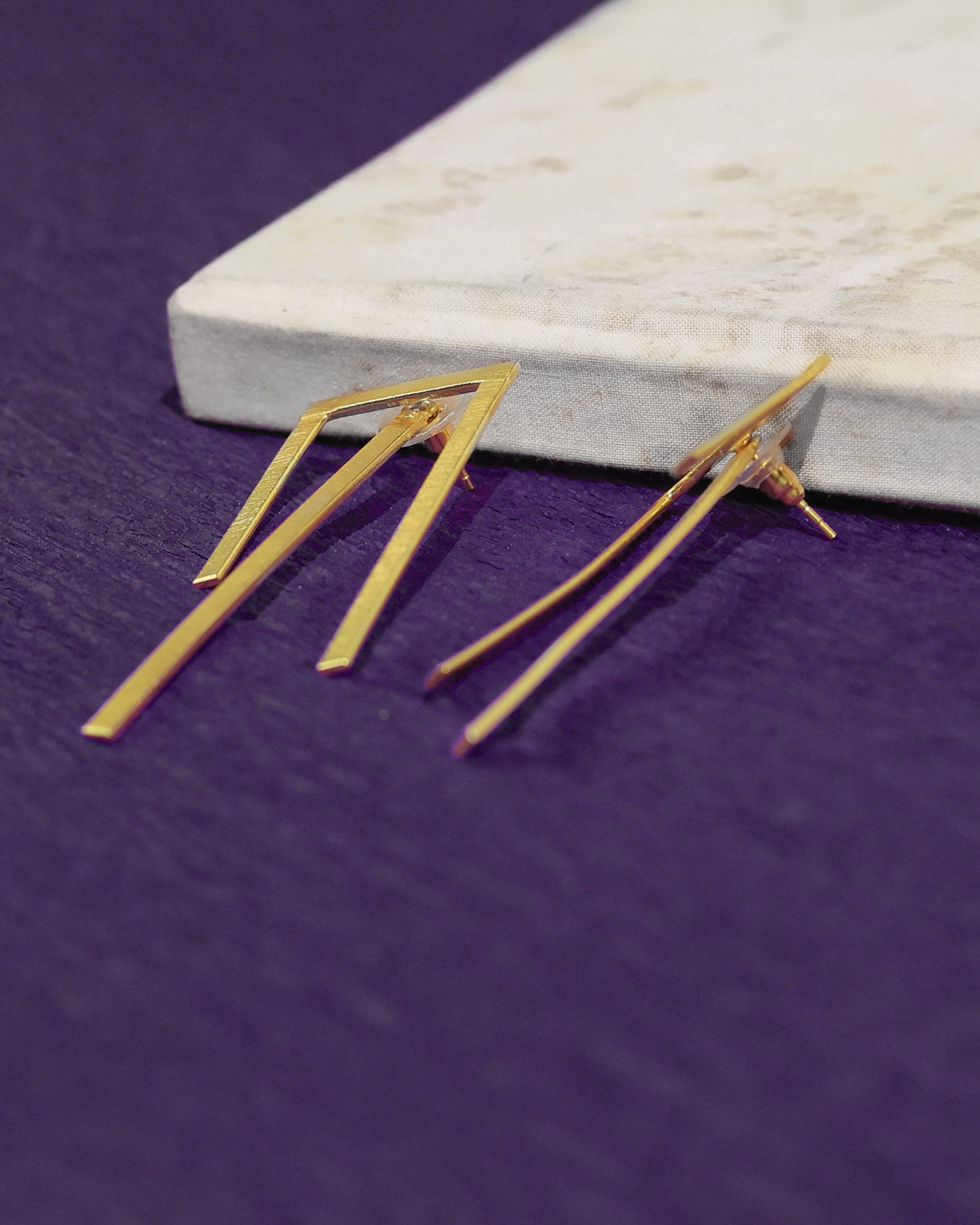 Minimalist Bar Drop Earrings