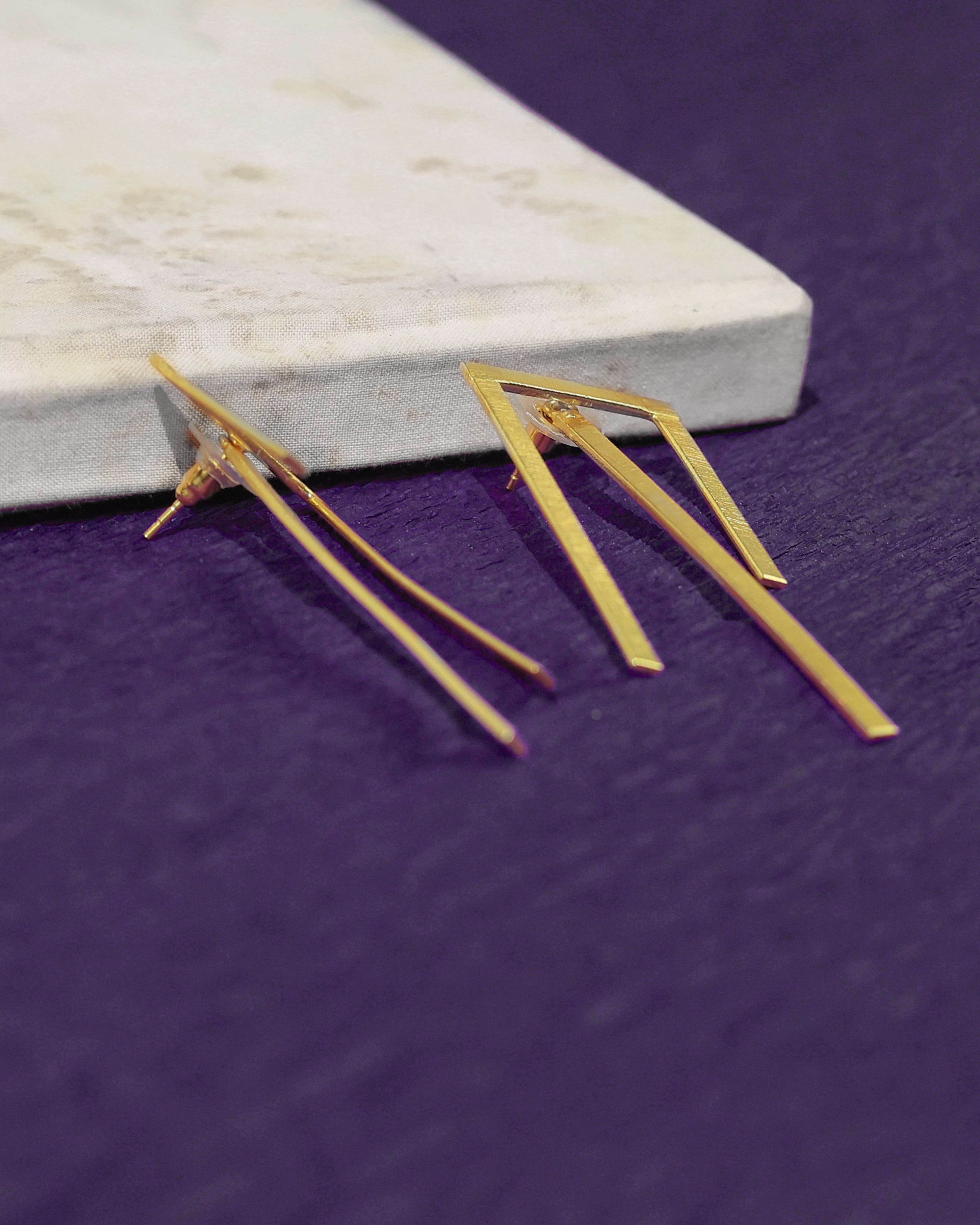 Minimalist Bar Drop Earrings