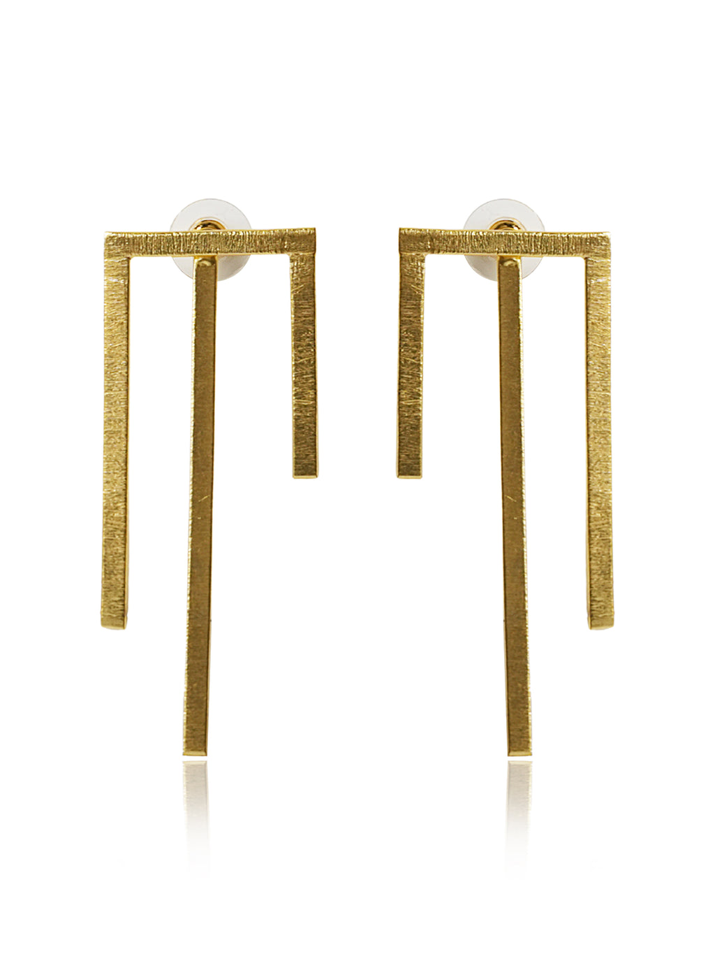 Minimalist Bar Drop Earrings