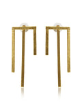 Minimalist Bar Drop Earrings