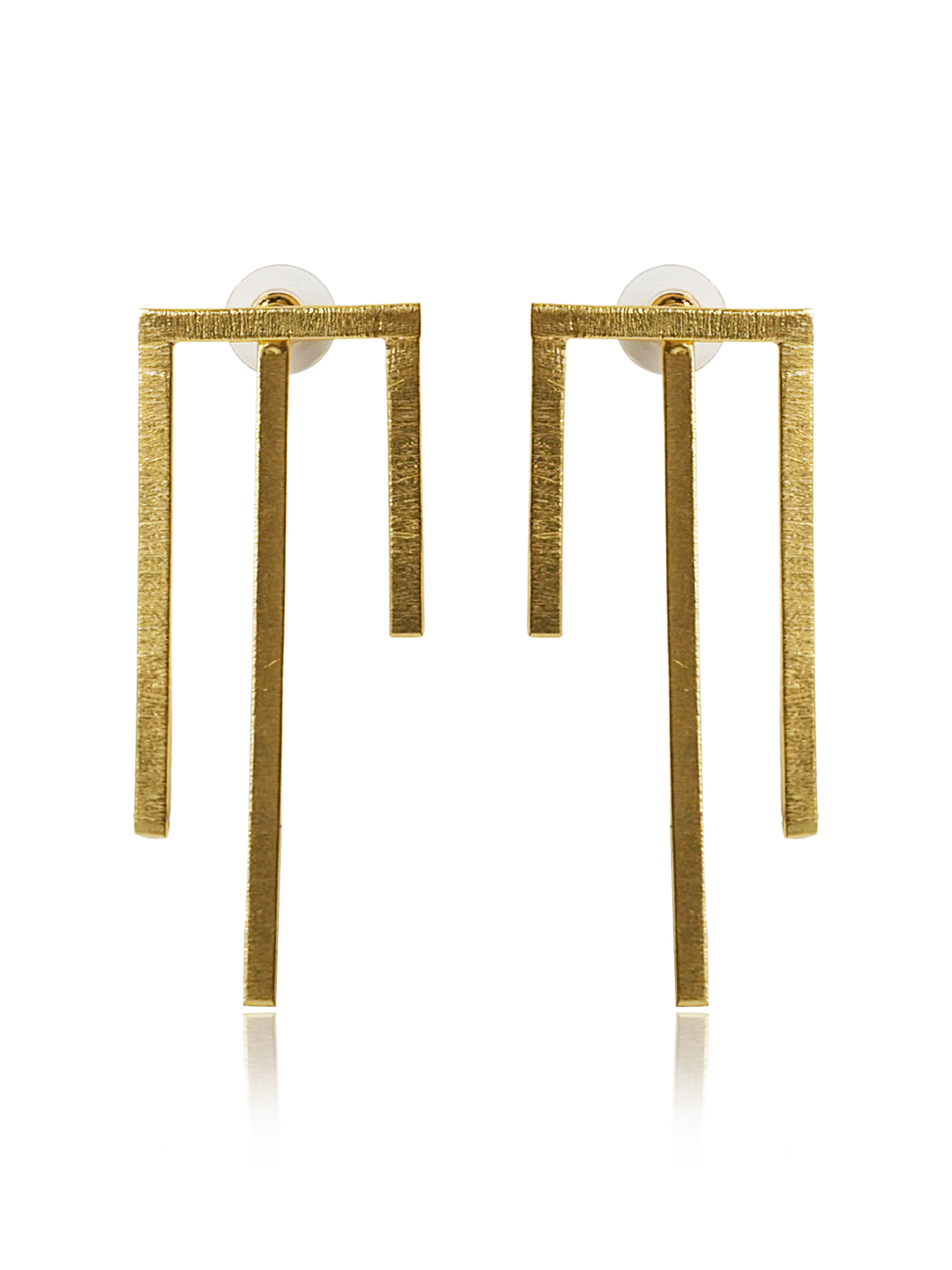 Minimalist Bar Drop Earrings