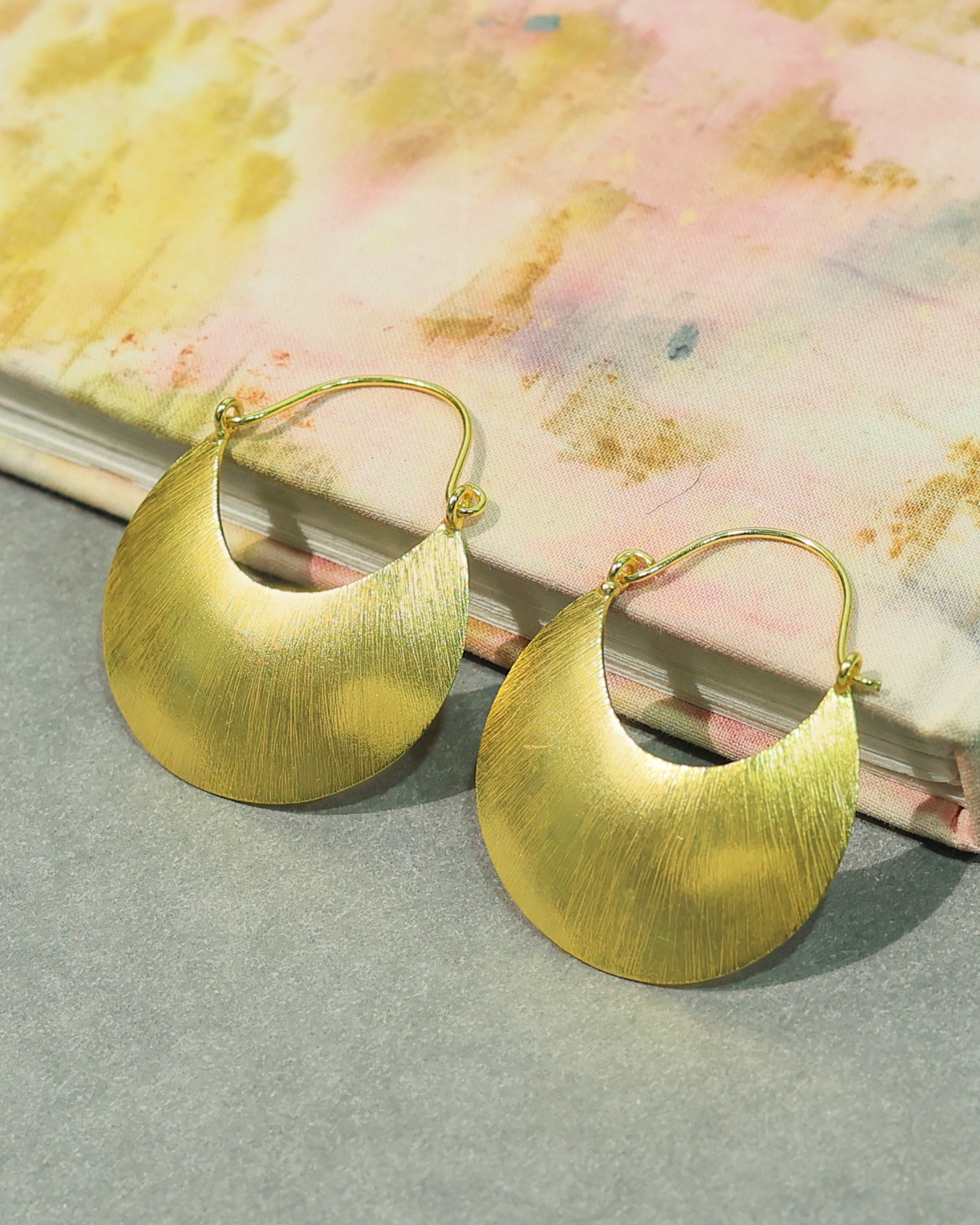 Textured Dome Earrings