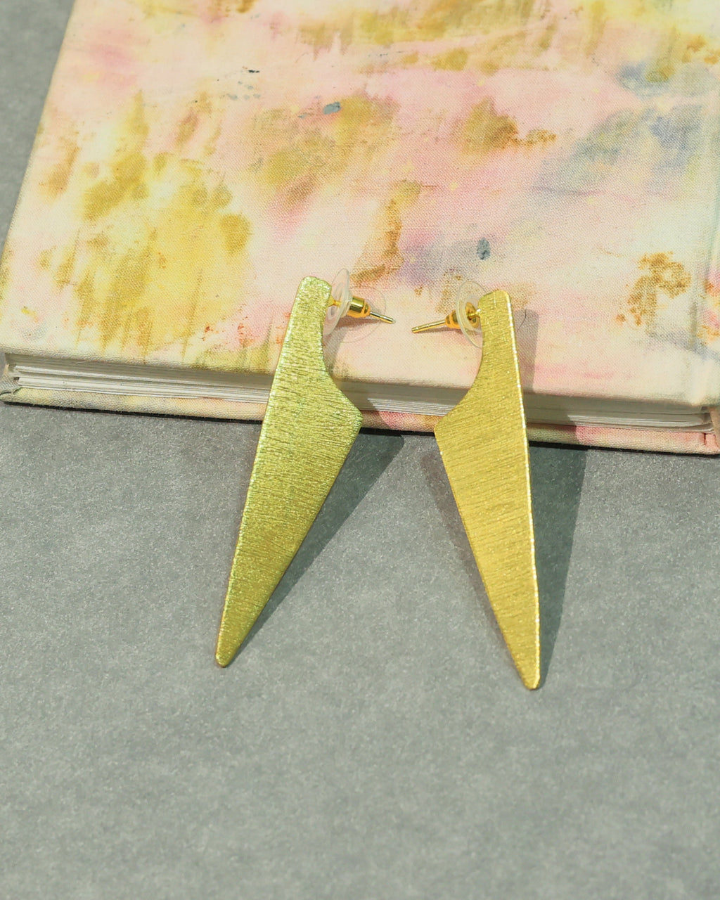 Geometric Triangle Drop Earrings