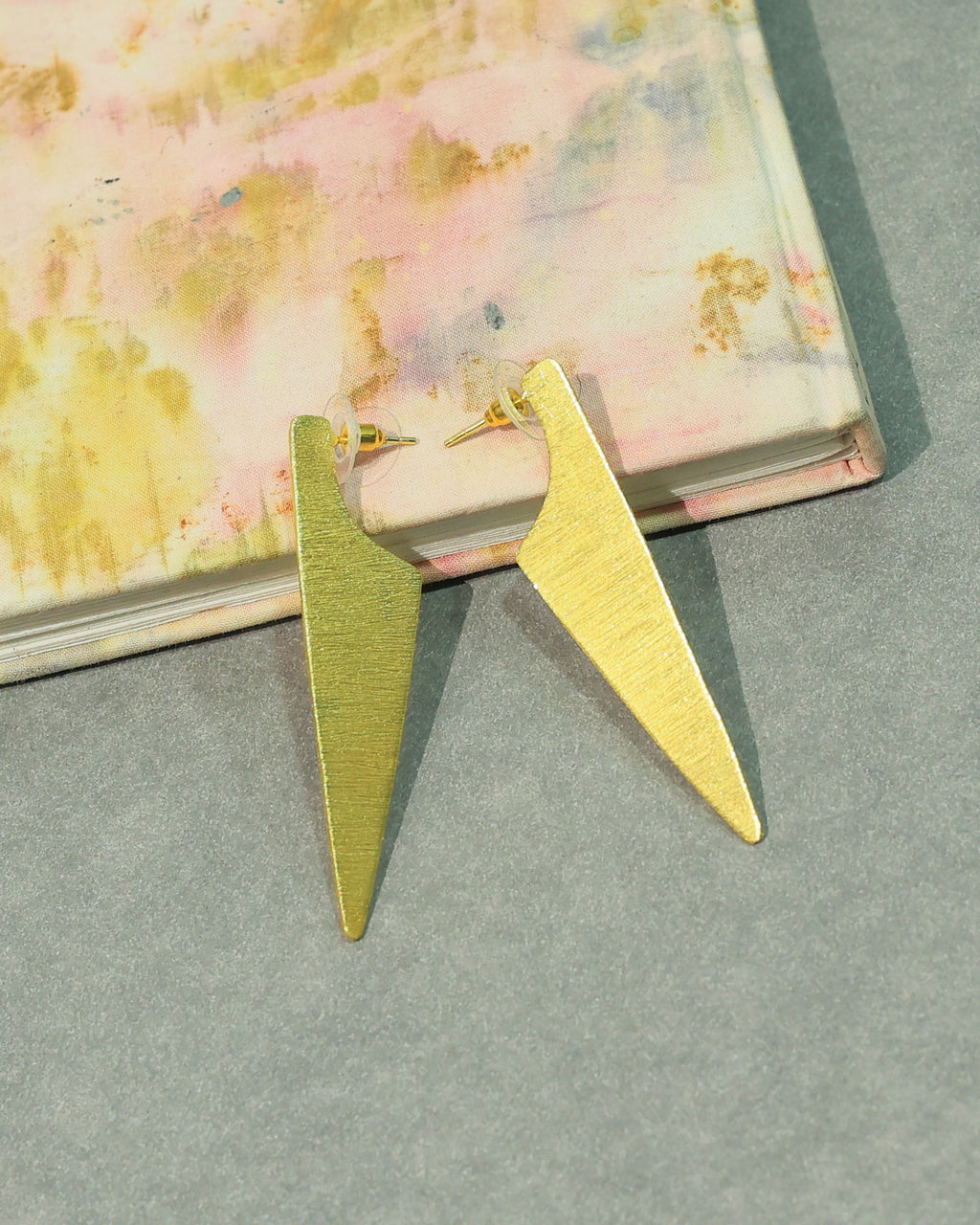 Geometric Triangle Drop Earrings