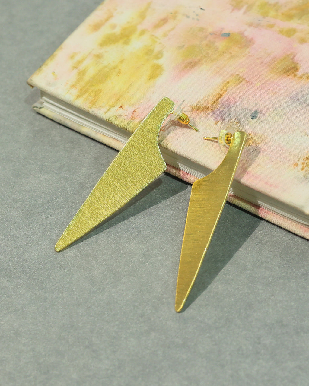 Geometric Triangle Drop Earrings