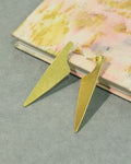 Geometric Triangle Drop Earrings