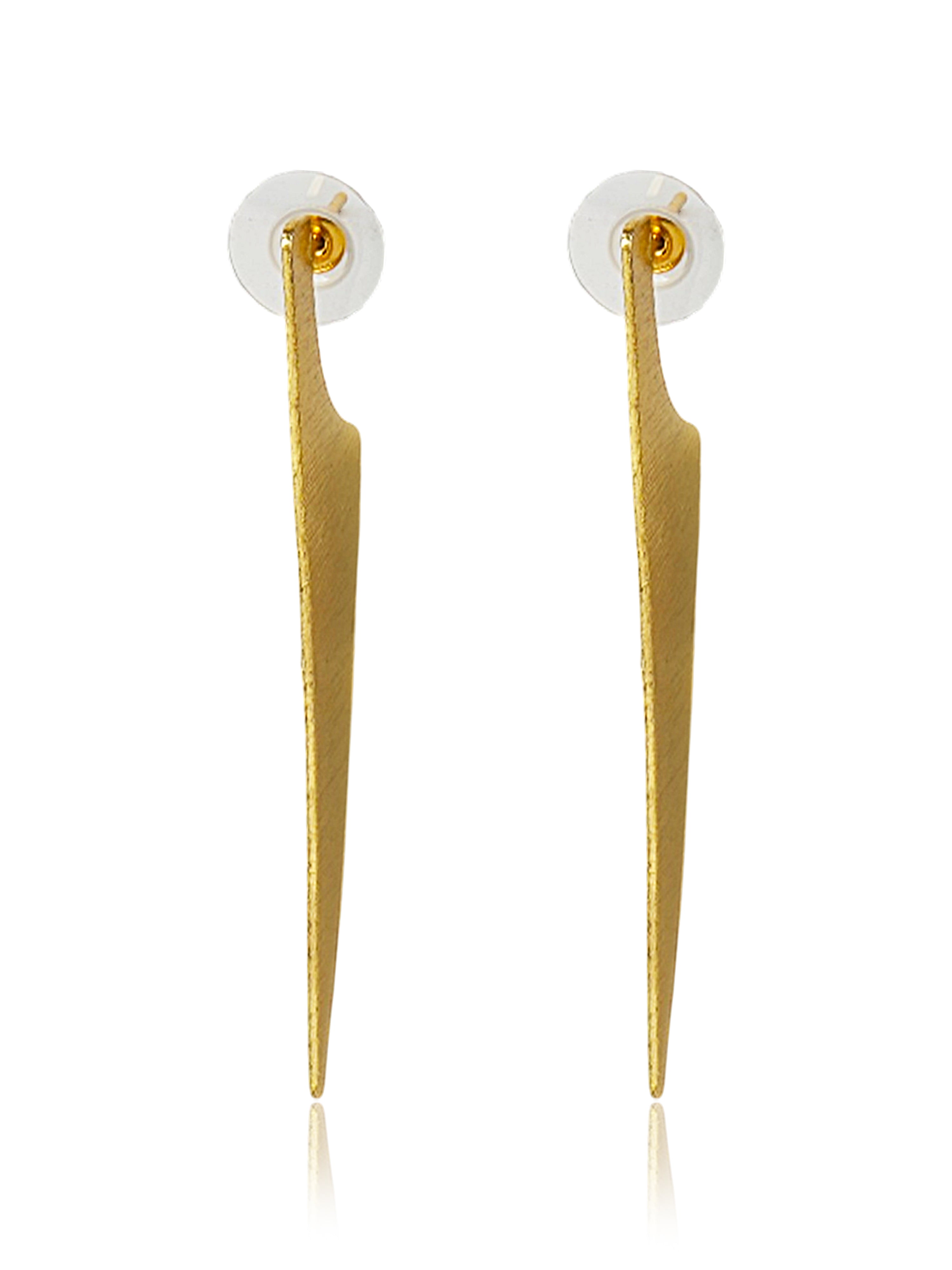 Geometric Triangle Drop Earrings