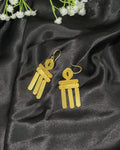 Geometric Multi Bar Drop Earrings