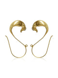 Open Curve Peackock Earrings