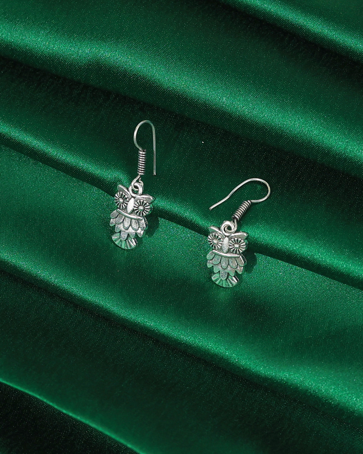 Owl Bloom Dangle Earrings