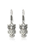 Owl Bloom Dangle Earrings