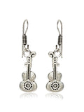 Vintage Guitar Dangle Earrings