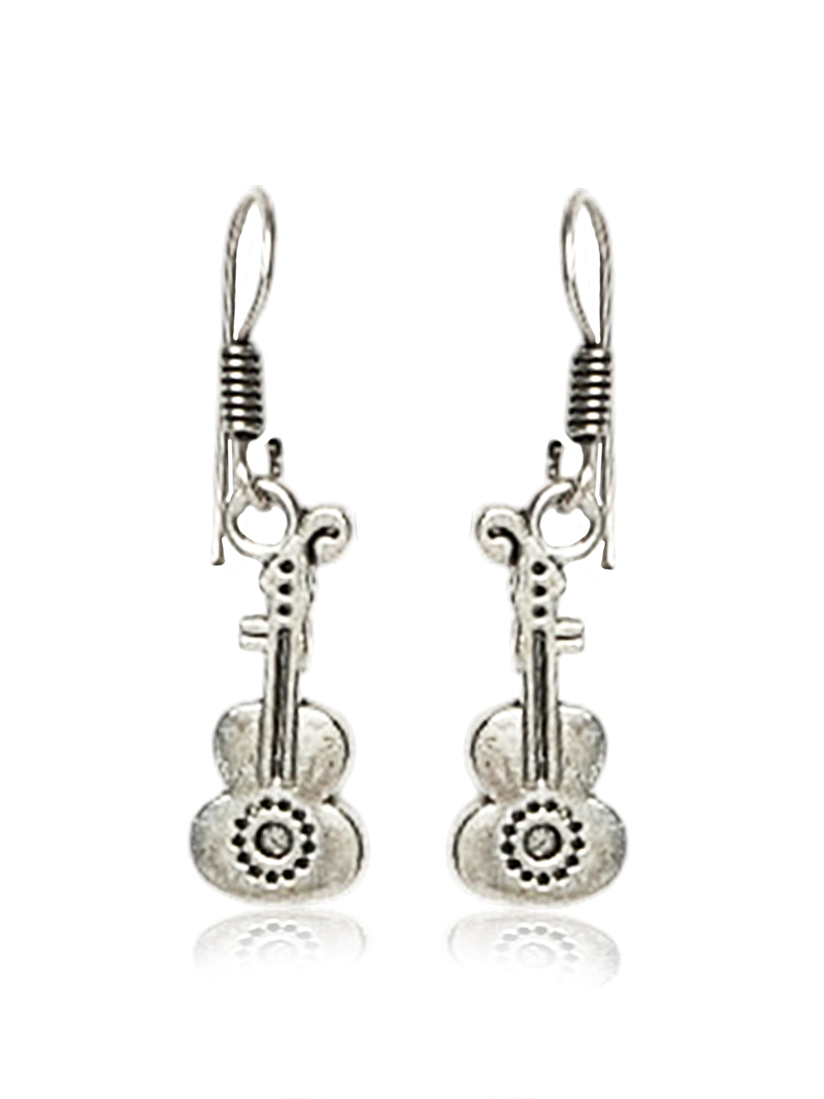 Vintage Guitar Dangle Earrings