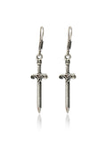 Sword Charm Drop Earrings