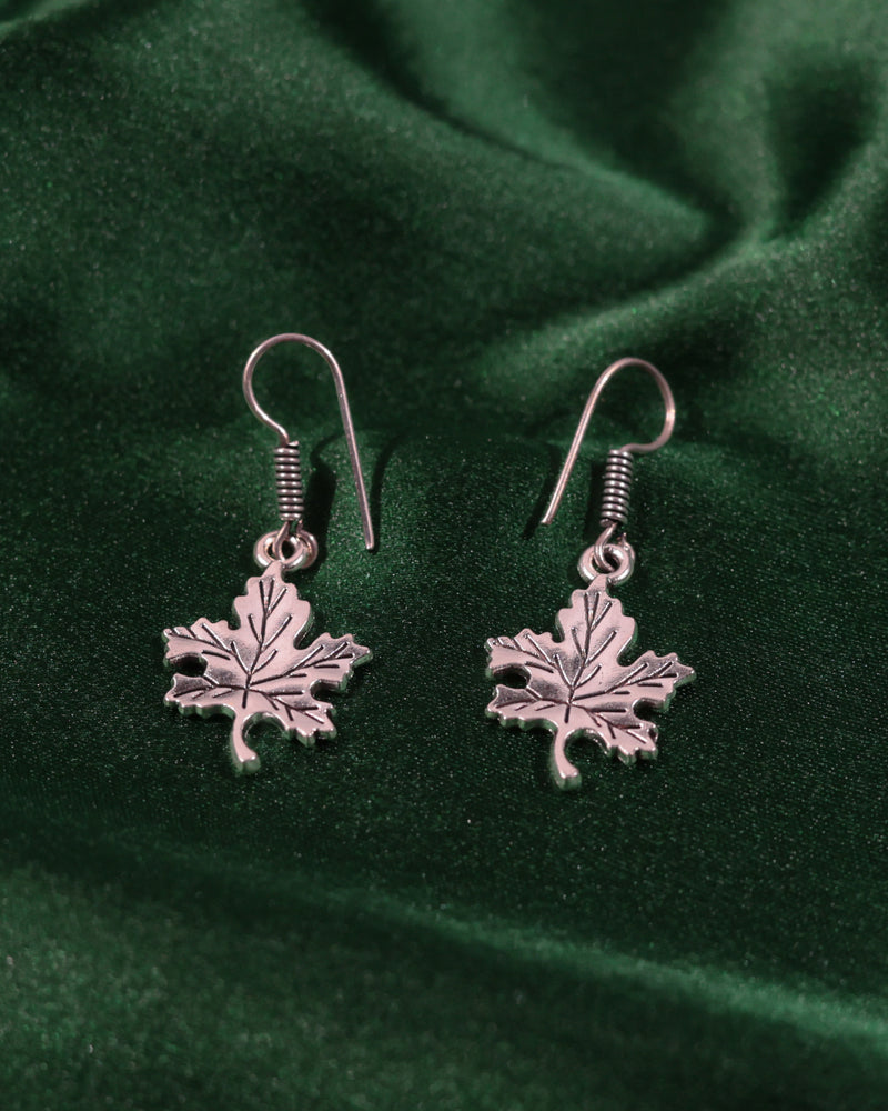 Maple Leaf Drop Earrings