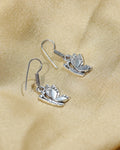 Vintage Bird Motif Drop Earrings