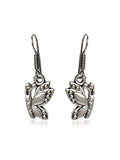 Vintage Bird Motif Drop Earrings