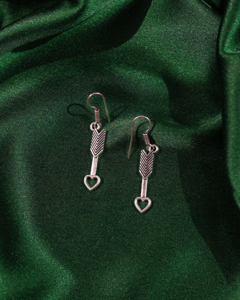 Heart Bar Drop Earrings