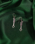 Heart Bar Drop Earrings