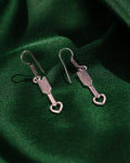 Heart Bar Drop Earrings