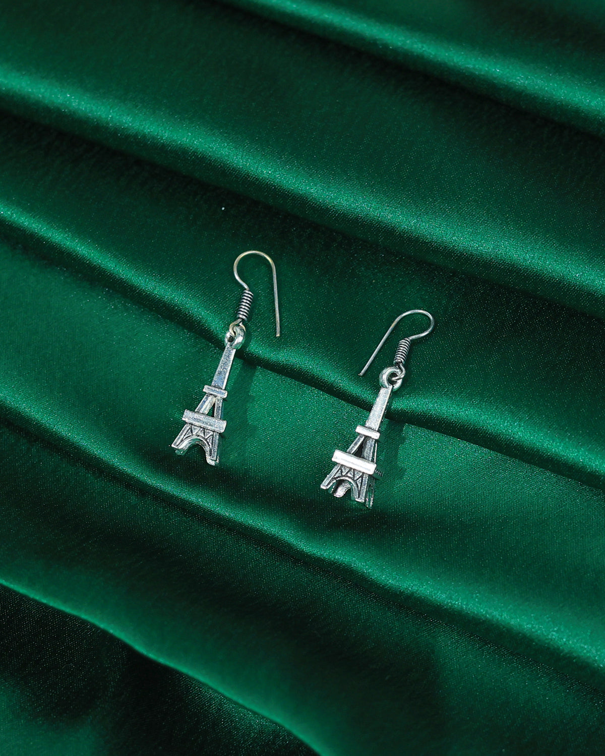 Eiffel Tower Drop Earrings