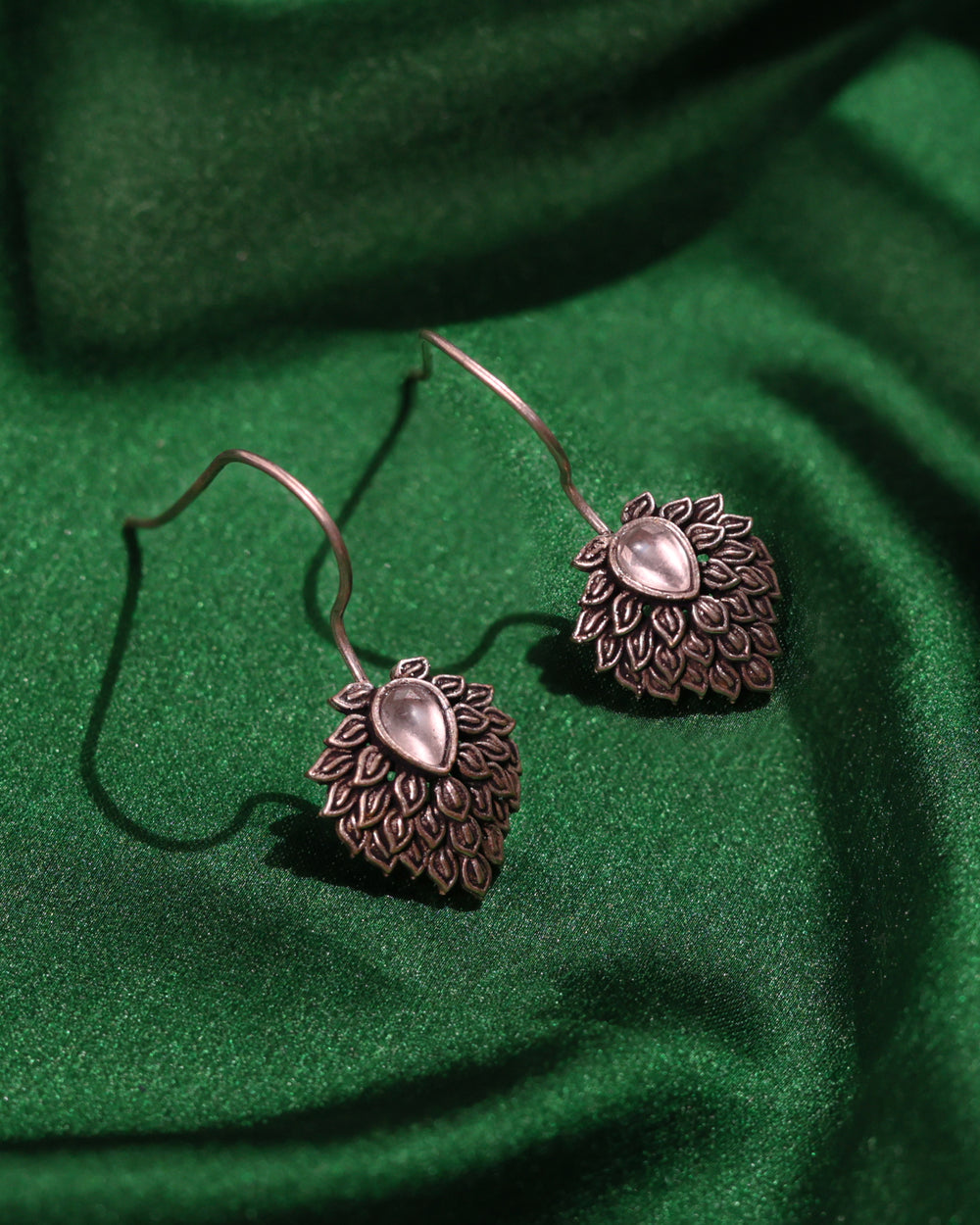 Floral Filigree Drop Earrings