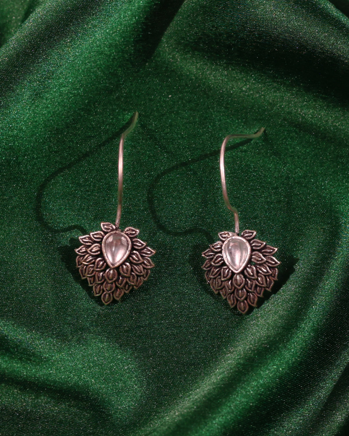 Floral Filigree Drop Earrings
