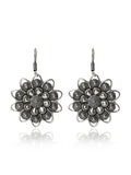 Floral Mandala Drop Earrings