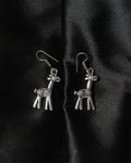 Giraffe Floral Drop Earrings