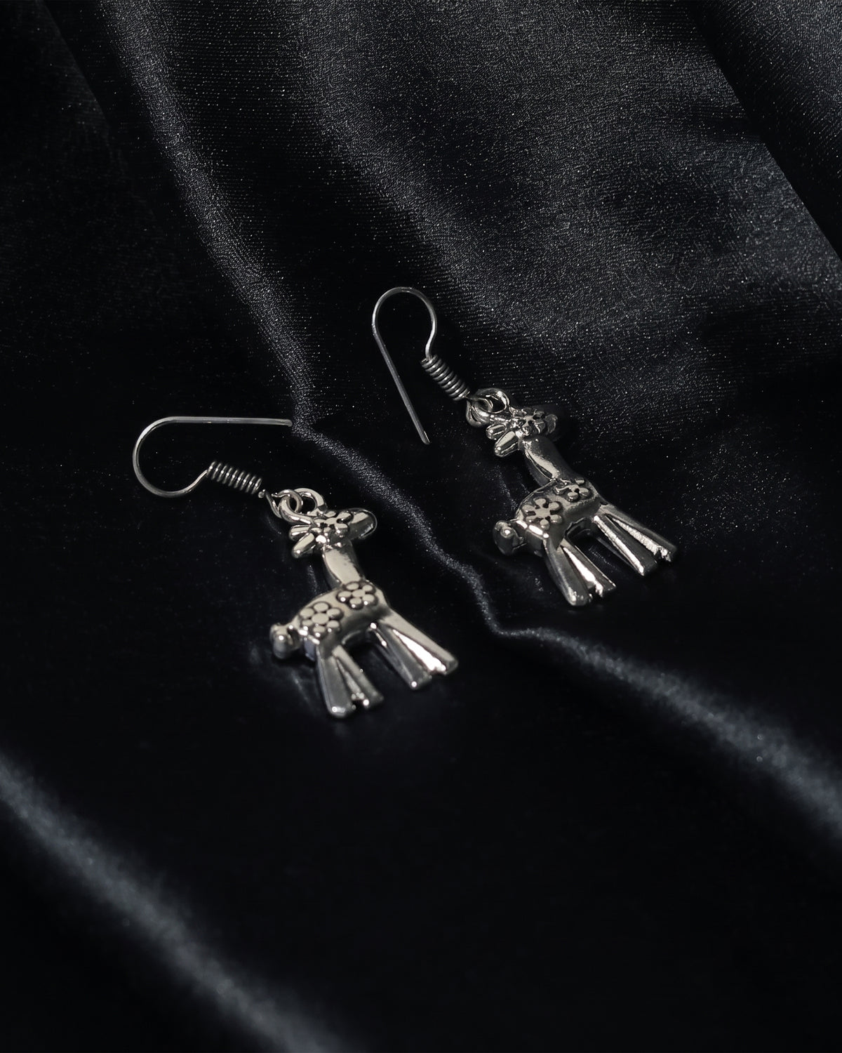 Giraffe Floral Drop Earrings