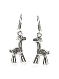 Giraffe Floral Drop Earrings