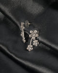 Floral Pearl Drop Earrings
