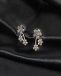 Floral Pearl Drop Earrings