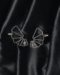Fan Shape Statement Stud Earrings