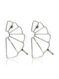 Fan Shape Statement Stud Earrings
