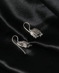 Geometric Temple Drop Earrings