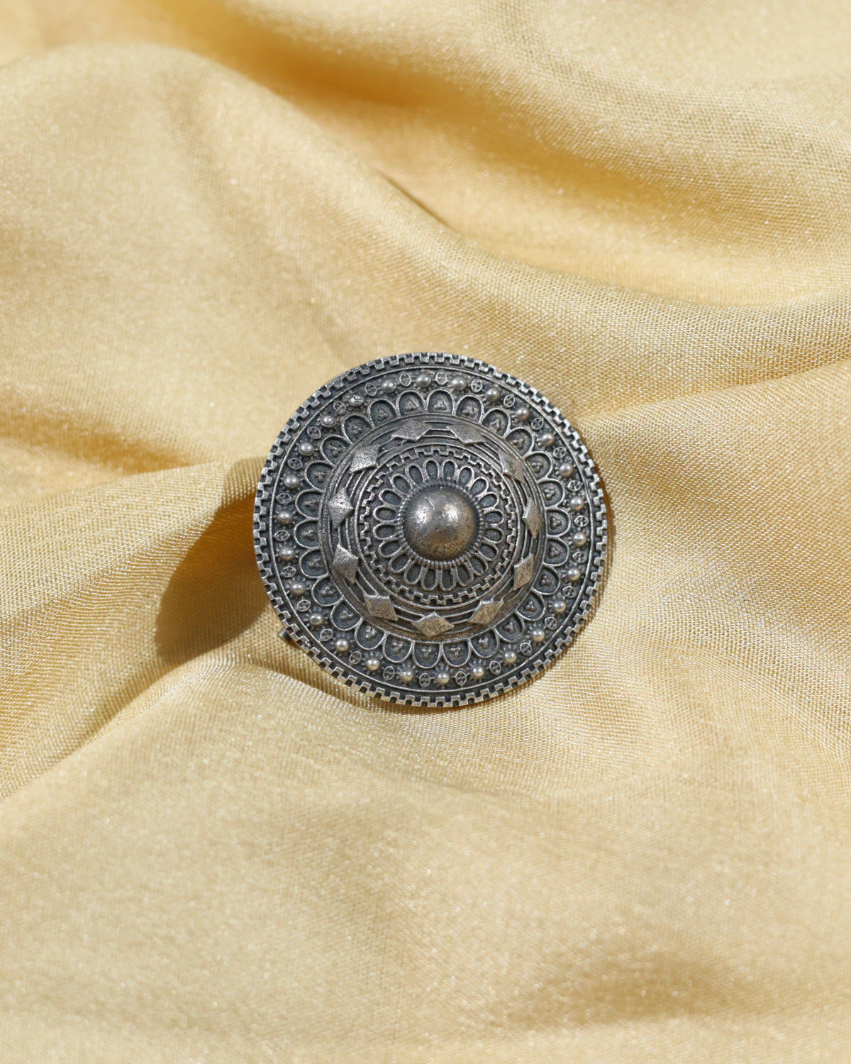 Ornate Medallion Statement Ear Cuff
