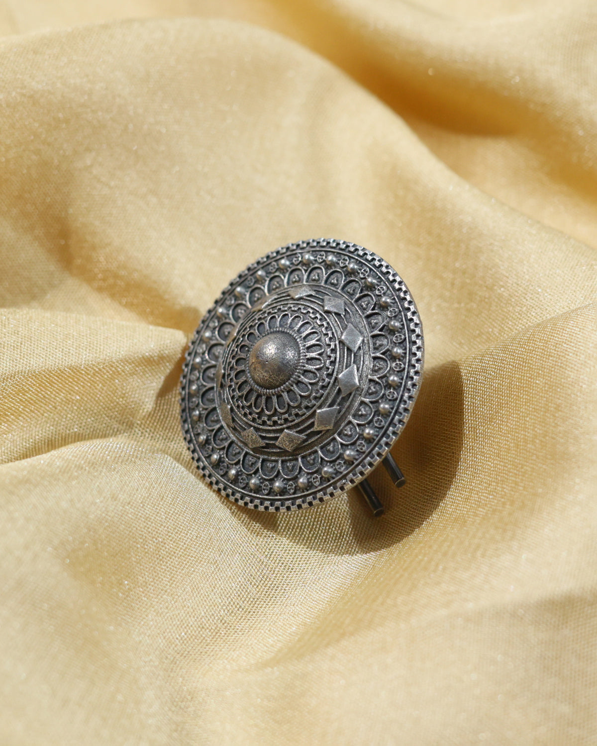 Ornate Medallion Statement Ear Cuff