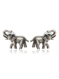 Elephant Motif Stud Earrings